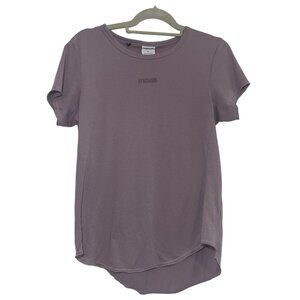 Gymshark Chalk Tee Shirt Mallow Purple Gym Workout Lifting Womens Large